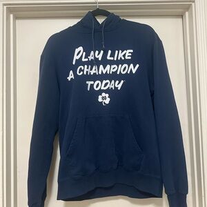 NOTRE DAME PLAY LIKE A CHAMPION HOODED SWEATSHIRT